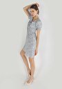 thumb-Afficher les détails de Robe Multicolou Regular Fit    Femme