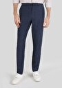thumb-Afficher les détails de Pantalon Marine Düz Paça Medium Rise En  Regular Fit Homme