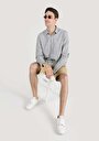 thumb-Afficher les détails de Chemise À Manches Longues Kaki Comfort Fit   Homme