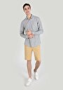 thumb-Afficher les détails de Chemise À Manches Longues Kaki Comfort Fit   Homme