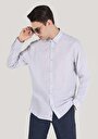 thumb-Afficher les détails de Chemise À Manches Longues Gris Comfort Fit   Homme