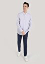 thumb-Afficher les détails de Chemise À Manches Longues Gris Comfort Fit   Homme