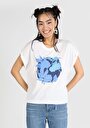 thumb-Afficher les détails de T-shirt À Manches Courtes Blanc Regular Fit  Femme