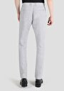 thumb-Afficher les détails de Pantalon Gris Düz Paça Medium Rise En  Regular Fit Homme