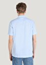 thumb-Afficher les détails de Chemise À Manches Courtes Bleu Droit Comfort Fit Homme
