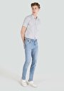 thumb-Afficher les détails de 044 Karl Pantalon Bleu   En  Straight Fit Homme