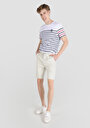 thumb-Afficher les détails de Short Gris Chino Fit Homme