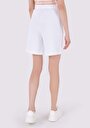 thumb-Afficher les détails de Short Blanc Slim Fit Femme