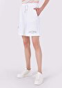 thumb-Afficher les détails de Short Blanc Slim Fit Femme
