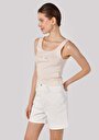 thumb-Afficher les détails de Athlète Ecru Regular Fit Femme
