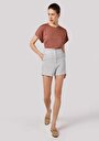 thumb-Afficher les détails de Short Blanc Regular Fit Femme