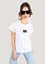 thumb-Afficher les détails de T-shirt À Manches Courtes Blanc Regular Fit Imprimé Femme