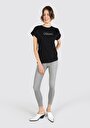 thumb-Afficher les détails de T-shirt À Manches Courtes Noir Regular Fit Imprimé Femme