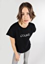 thumb-Afficher les détails de T-shirt À Manches Courtes Noir Regular Fit Imprimé Femme