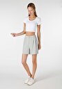 thumb-Afficher les détails de Short Vert Regular Fit Femme