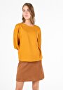 thumb-Afficher les détails de T-shirt À Manches Longues Jaune Regular Fit  Femme
