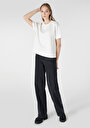 thumb-Afficher les détails de T-shirt À Manches Courtes Blanc Regular Fit  Femme