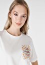 thumb-Afficher les détails de T-shirt À Manches Courtes Blanc Regular Fit  Femme