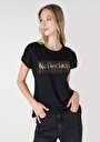 thumb-Afficher les détails de T-shirt À Manches Courtes Noir Regular Fit  Femme