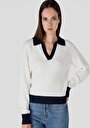 thumb-Afficher les détails de Pull Blanc    Femme