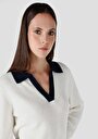 thumb-Afficher les détails de Pull Blanc    Femme