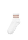 thumb-Afficher les détails de Chaussettes Ecru Modern Fit Femme