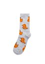 thumb-Afficher les détails de Chaussettes Gris Modern Fit Femme