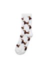 thumb-Afficher les détails de Chaussettes Ecru Modern Fit Femme