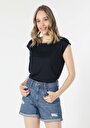 thumb-Afficher les détails de T-shirt À Manches Courtes Marine Regular Fit  Femme