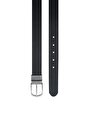 thumb-Afficher les détails de Ceinture Noir Modern Fit Homme