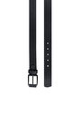 thumb-Afficher les détails de Ceinture Noir Modern Fit Homme