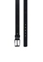 thumb-Afficher les détails de Ceinture Noir Modern Fit Homme