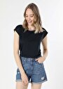 thumb-Afficher les détails de T-shirt À Manches Courtes Marine Regular Fit  Femme