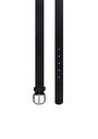 thumb-Afficher les détails de Ceinture Noir Modern Fit Femme