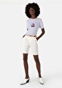 thumb-Afficher les détails de Short Blanc Regular Fit Femme