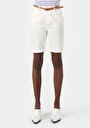 thumb-Afficher les détails de Short Blanc Regular Fit Femme