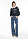 thumb-Afficher les détails de Pull-over Marine Regular Fit  Femme