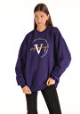 thumb-Afficher les détails de Pull-over Violet Comfort Fit  Femme
