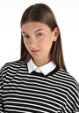 thumb-Afficher les détails de T-shirt À Manches Longues Noir Regular Fit  Femme