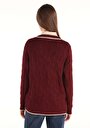 thumb-Afficher les détails de Pull Bordeaux Regular Fit   Femme