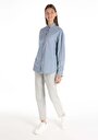 thumb-Afficher les détails de Chemise À Manches Longues Bleu Regular Fit   Femme