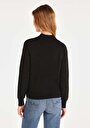 thumb-Afficher les détails de Cardigan Tricot Noir Regular Fit Femme