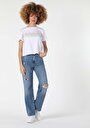 thumb-Afficher les détails de T-shirt À Manches Courtes Blanc Regular Fit  Femme