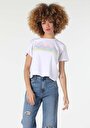 thumb-Afficher les détails de T-shirt À Manches Courtes Blanc Regular Fit  Femme