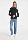 thumb-Afficher les détails de T-shirt À Manches Longues Noir Slim Fit  Femme