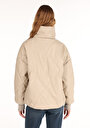 thumb-Afficher les détails de Veste Pu Beige   Regular Fit Femme