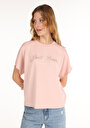 thumb-Afficher les détails de T-shirt À Manches Courtes Rose Regular Fit  Femme
