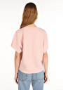 thumb-Afficher les détails de T-shirt À Manches Courtes Rose Regular Fit  Femme
