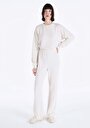 thumb-Afficher les détails de Pantalon De Survêtement Ecru  Femme