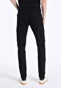 thumb-Afficher les détails de Pantalon Noir Düz Paça Medium Rise En Oxford Slim Fit Homme
